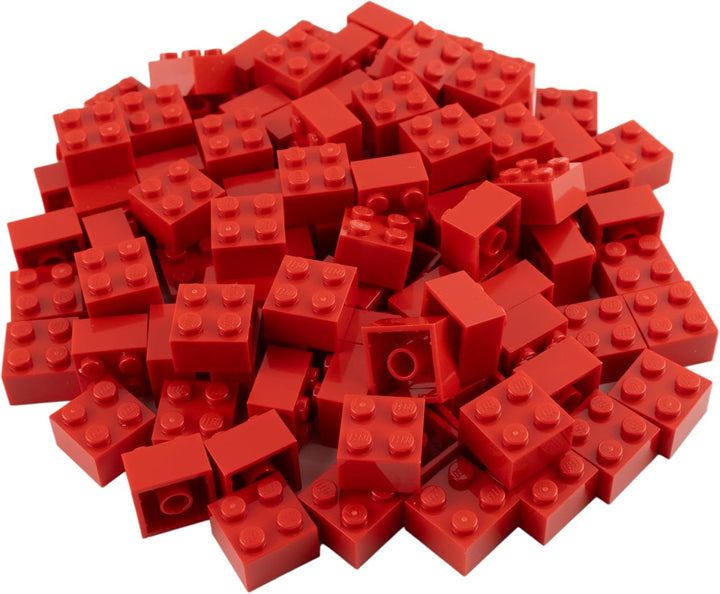 Lego® Classic Basic 3003 2x2 Steine Rot - 100 Stück Bausteine - Ideale Ergänzung für kreative Lego®