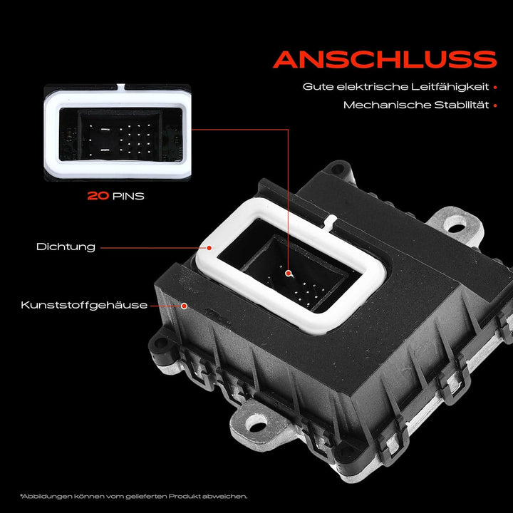Frankberg Xenon Steuergerät Kurvenlicht Modul Leistungsmodul Kompatibel mit 3er E46 E90 E91 5er E60