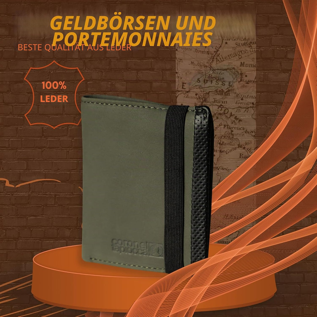 Coronel Tapiocca Herren Geldbörse Wallet Geldbeutel Herren Wallet Portemonnaie Brieftasche Herren Ge