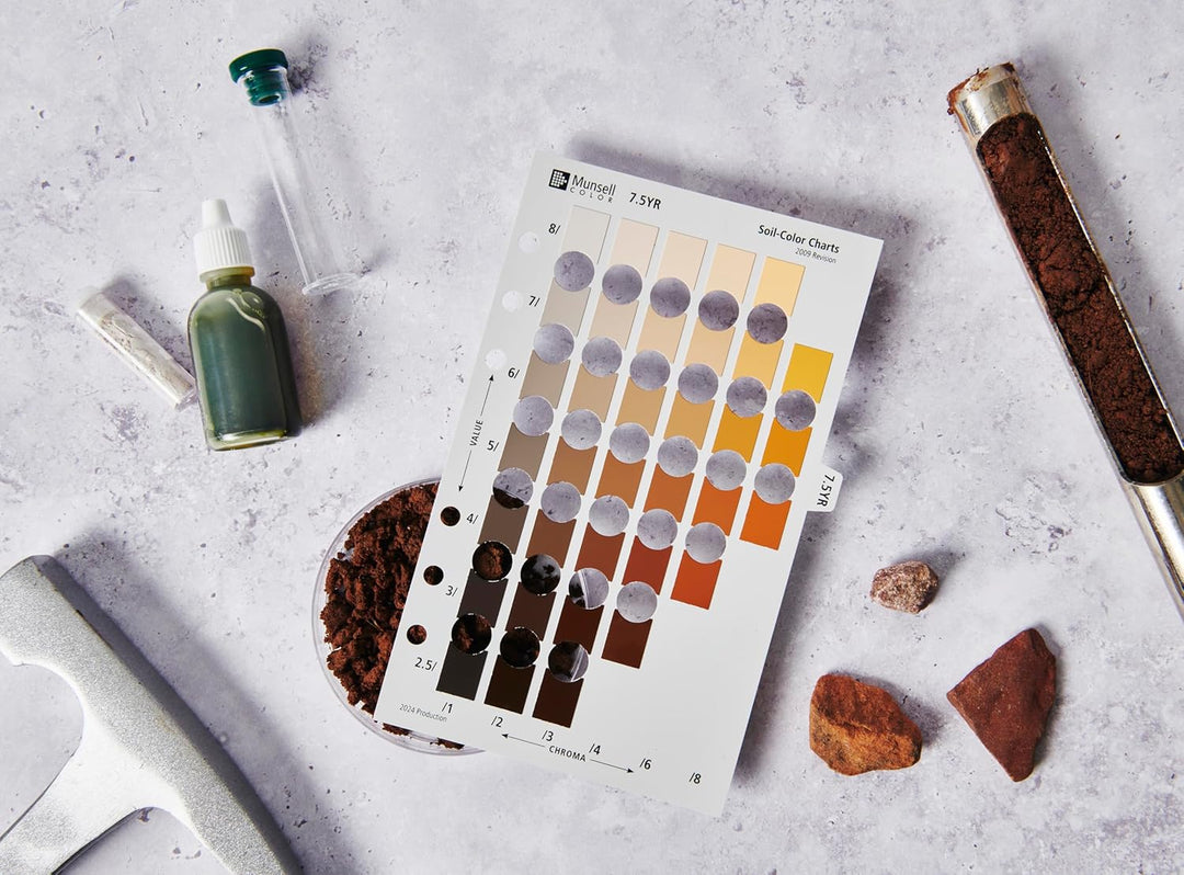 Pantone Munsell M50215B Bodenfarbenbuch | Bewertung von Bodenarten in jedem Bereich Soil Color Book,