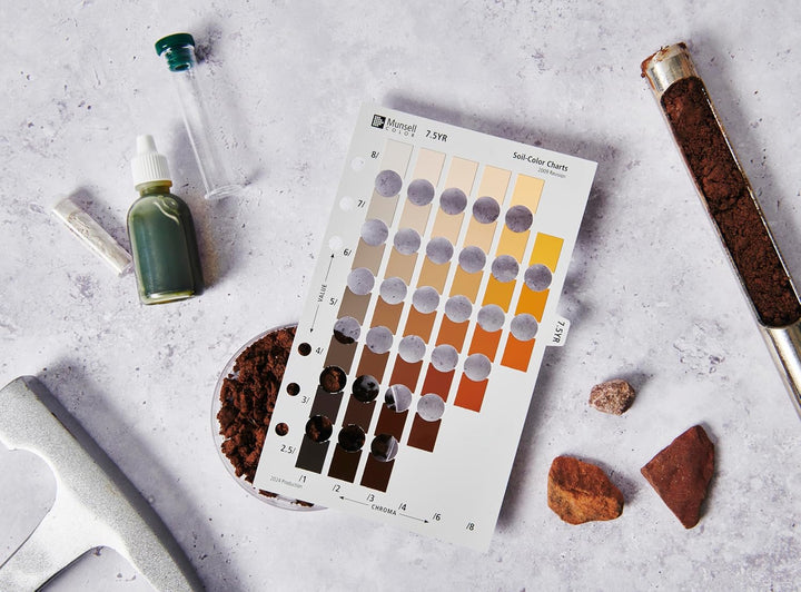 Pantone Munsell M50215B Bodenfarbenbuch | Bewertung von Bodenarten in jedem Bereich Soil Color Book,