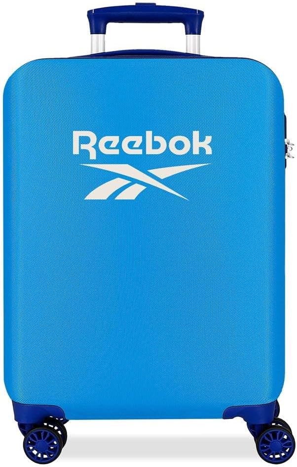 Reebok Maveryck Kabinenkoffer Blau 38 x 55 x 20 cm Starres ABS Seitliches Zahlenschloss 34 L 2,86 kg