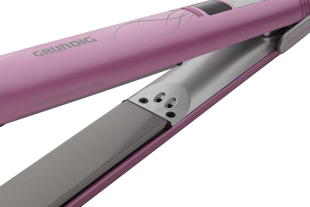GRUNDIG HS 7130 Haarglätter, Glätteisen, Hairstyler, 4 Stufen, von 160 °C bis 220 °C, Ionic-Funktion