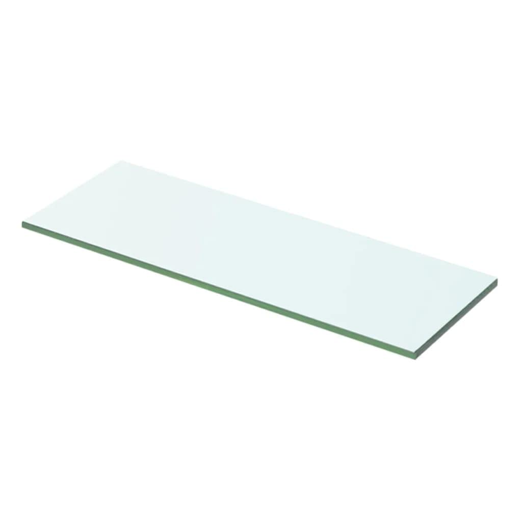 Myheimly Glasboden Glasscheibe Glasplatte für Glasregal Transparent 50 x 12 cm