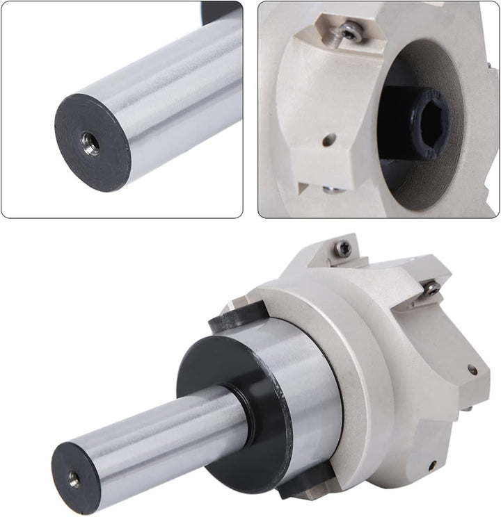 Planfräser, CNC-Fräser-Set Einschliesslich C20-FMB27-Spannzangenhalter, BAP400R-80-27-6-Nutenfräser