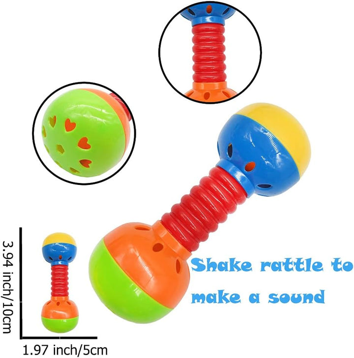 fiouni Baby Rassel Beissring Spielzeug Set Babys Erste Rasseln Babys Erstes Spielzeug Geschenkset fü