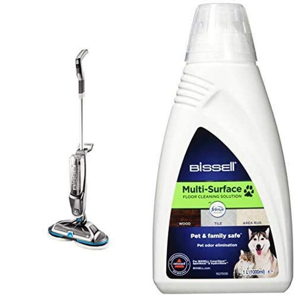 Bissell 2240N Spinwave Cordless, Kabelloser Elektrischer Mopp für Hartböden 2550 Multi-Surface Pet R