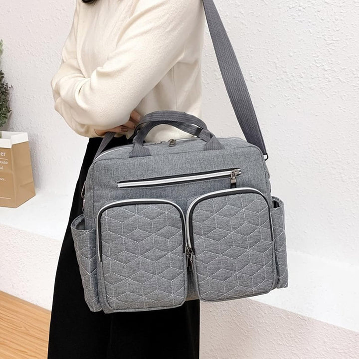 Aby Wickeltasche für Mama und Papa, Wickeltasche, Mama, Reisetasche, Strandtasche, mehrere Taschen,