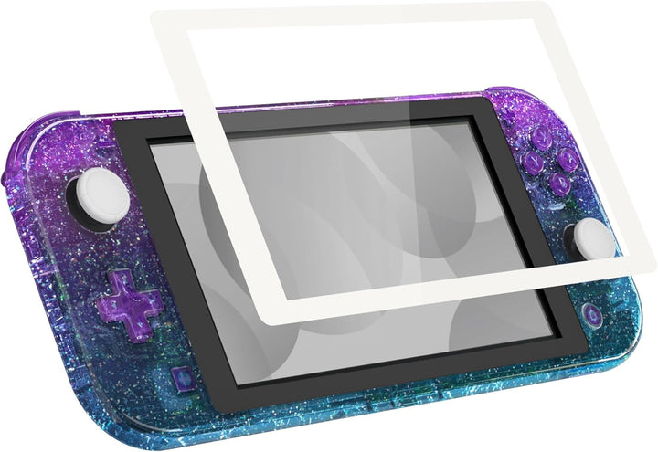 eXtremeRate Full Case für Switch Lite Console, DIY-Ersatz Gehäuse Hülle & Tasten & Schutzfolie Ersat