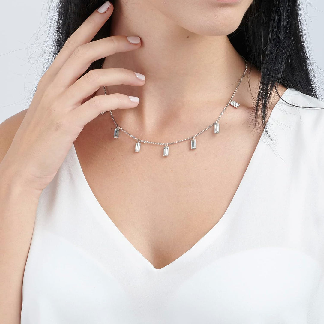Brosway Symphonia Damenhalsband aus Stahl mit BYM01-Kristallen