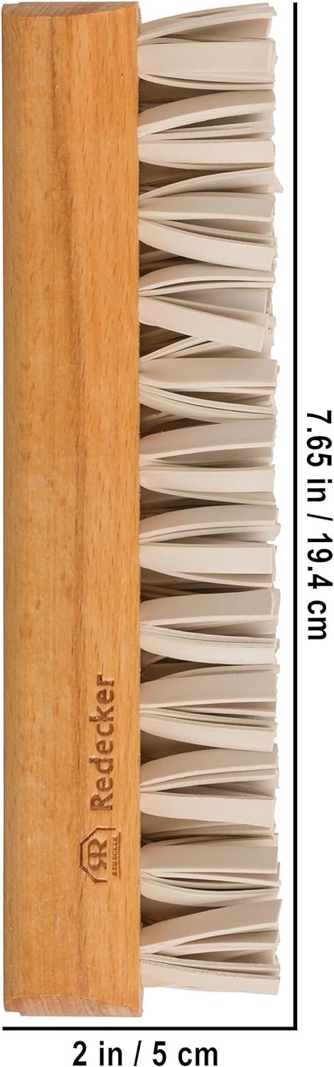 REDECKER Fusselbürste mit Naturkautschuk, 18 cm