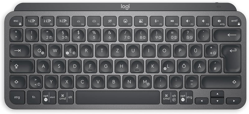 Logitech MX Keys Mini Kabellose Tastatur, Kompakt, Bluetooth, Hintergrundbeleuchtung, USB-C, Kompati