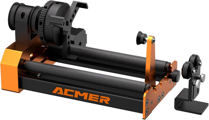 ACMER M4 Laser Rotary Roller Laser-Drehrolle, Lasergravierer Y-Achsen-Drehrolle 360° mit 3-150 mm Gr
