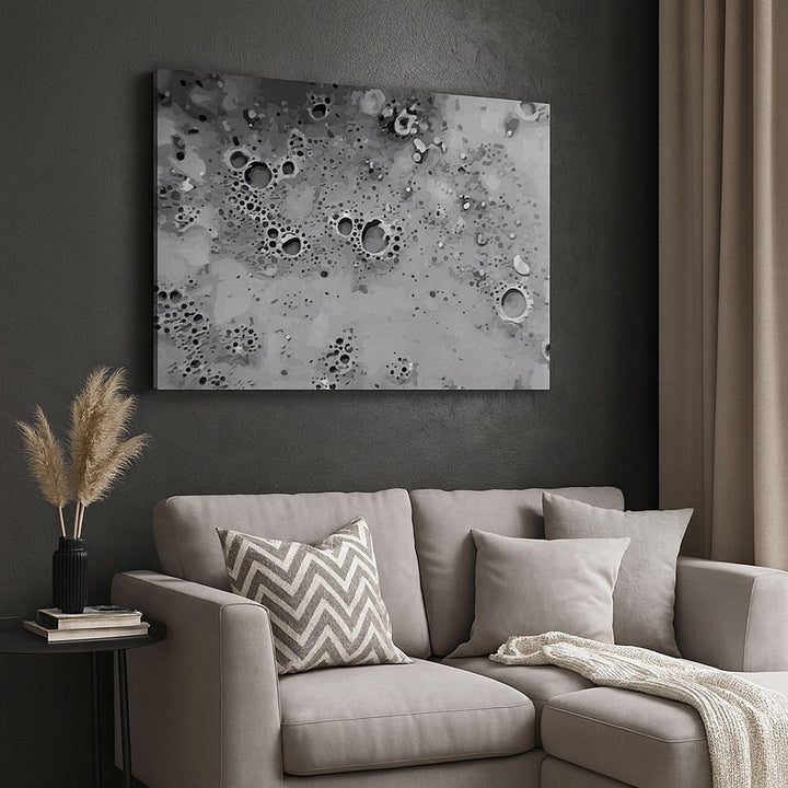 Bilder auf Leinwand 100x70cm Leinwandbild mit Rahmen Abstraktion modern Gross Wanddeko Bild Schlafzi