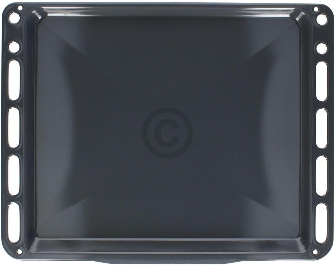 Backblech kompatibel mit smeg 480370571 schwarzes emailliertes Ofenblech Blech für Backofen