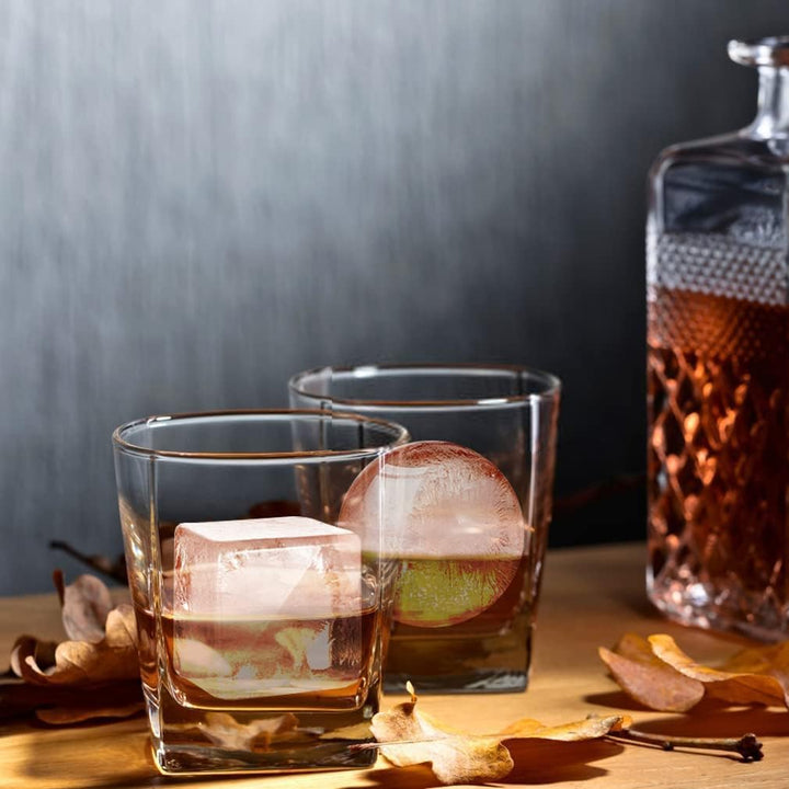 HONYAO Eiswürfelform Kugel Silikon mit Deckel, Runde Eiskugelform BPA Frei, Faltbar Auslaufsicher 5c