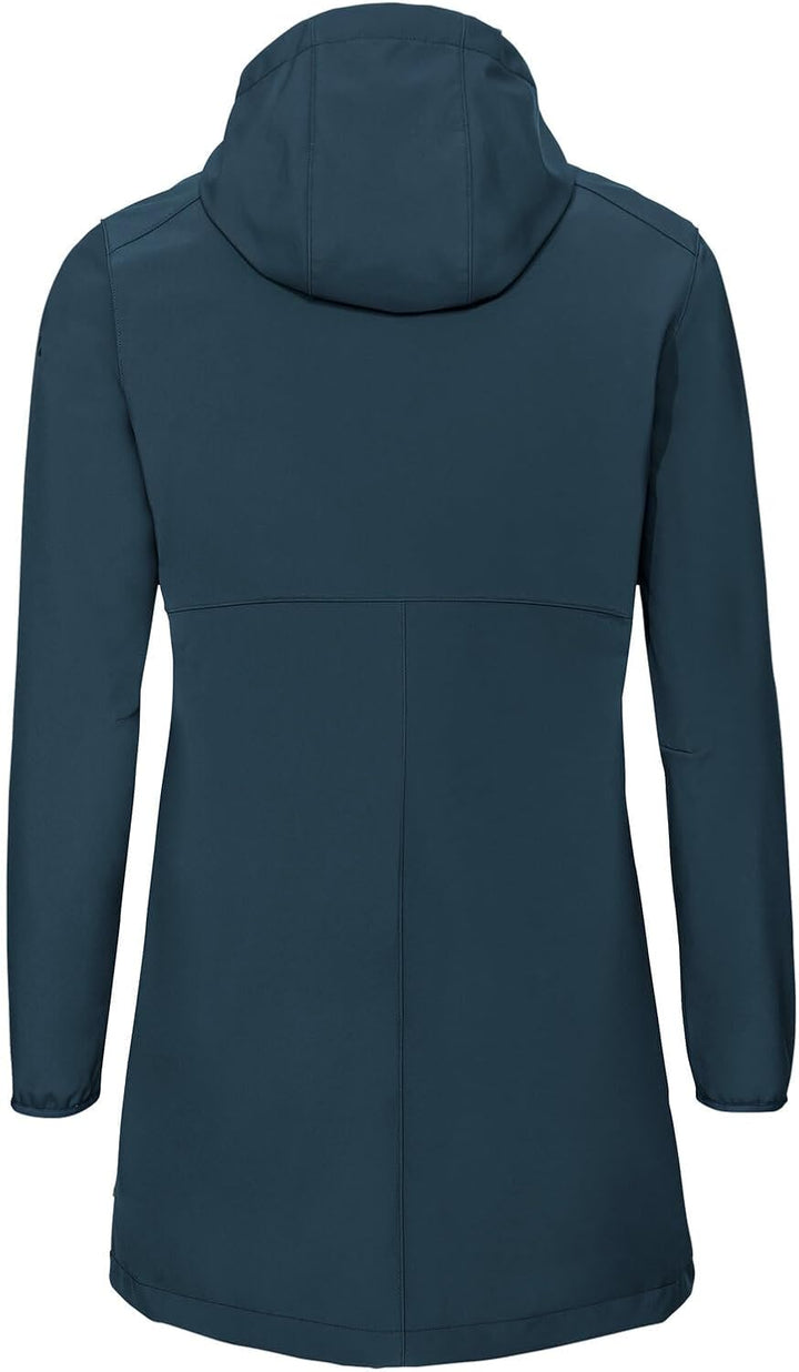 VAUDE Damen Women's Moena Softshell Parka Jacke 34 dark sea, 34 dark sea