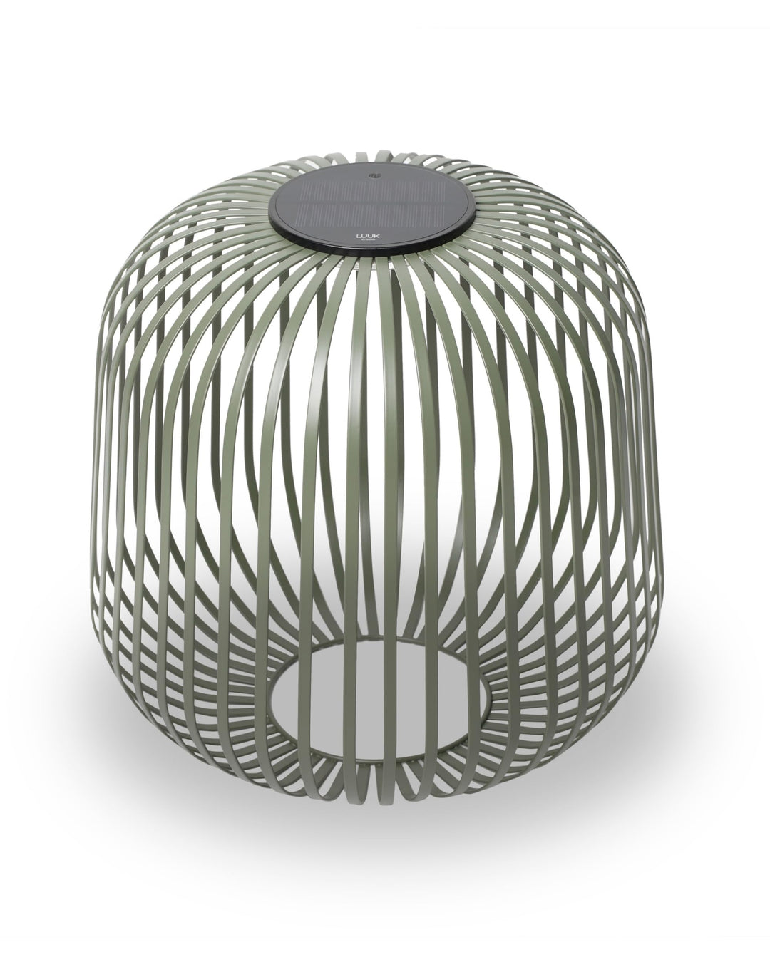 LUUK Studio Schlichte Solarlampe mit USB-C Backup für Garten und Terrasse, kabellose LED Balkonleuch