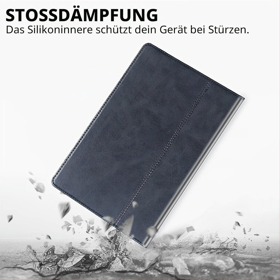 Gexmil Hülle für iPad Pro 11 Zoll 4./3./2./1. Generation 2022/2021/2020/2018 Echt Leder Hülle mit St