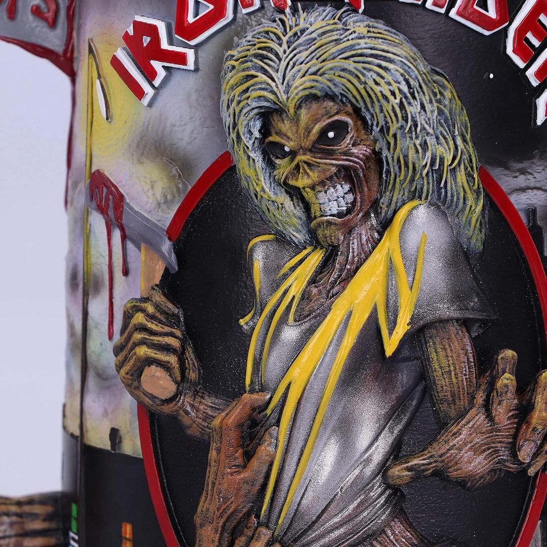 Nemesis Now Offizielles Lizenzprodukt Iron Maiden The Killers Eddie Album Bierkrug, Schwarz, 15.5cm