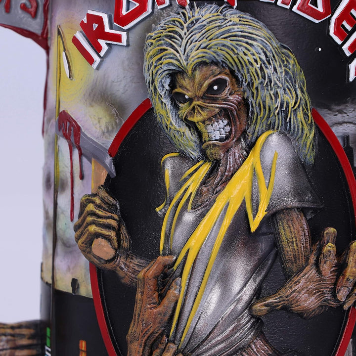 Nemesis Now Offizielles Lizenzprodukt Iron Maiden The Killers Eddie Album Bierkrug, Schwarz, 15.5cm