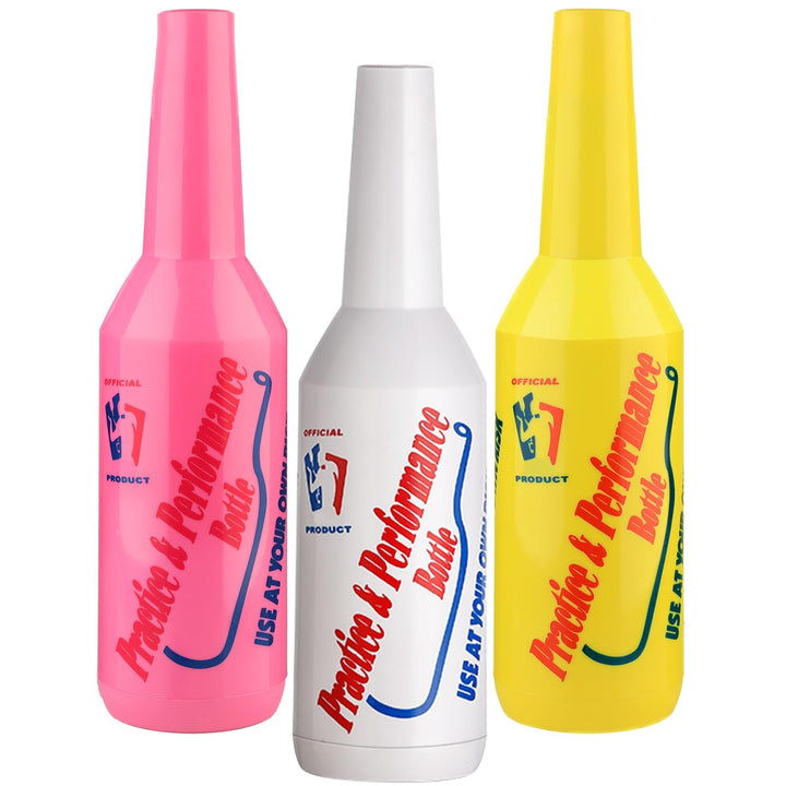 SuproBarware Flair Bottle Mix Color Set von 3 – Cocktail-Shaker, Trainingsflasche, Flair, Barkeeper,
