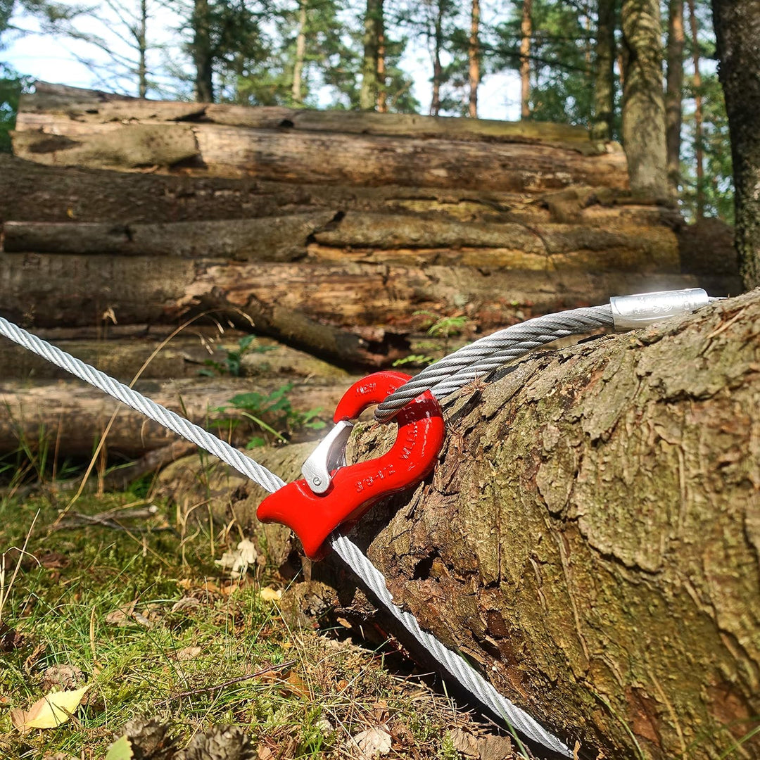 Chokerseil mit Schlaufen, Rückeseil – Forstseil mit Gleithaken | 10mm – 16mm | 0,5m – 50m | Ø10mm /
