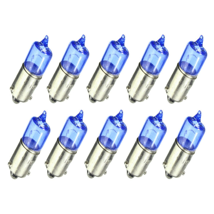 10x Super Weiss H6W 12V BAX9s Original Jurmann Trade Xenon Look 6000K Halogen Ersatz PKW Lampe