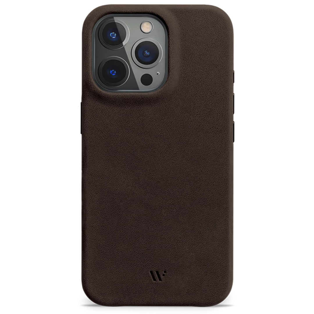 WIIUKA Hülle für iPhone 15 Pro Max, Leder aus Deutschland, Lederhülle extra Dünn, Premium Handyhülle