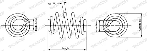 Monroe SN3987 Spiralfeder