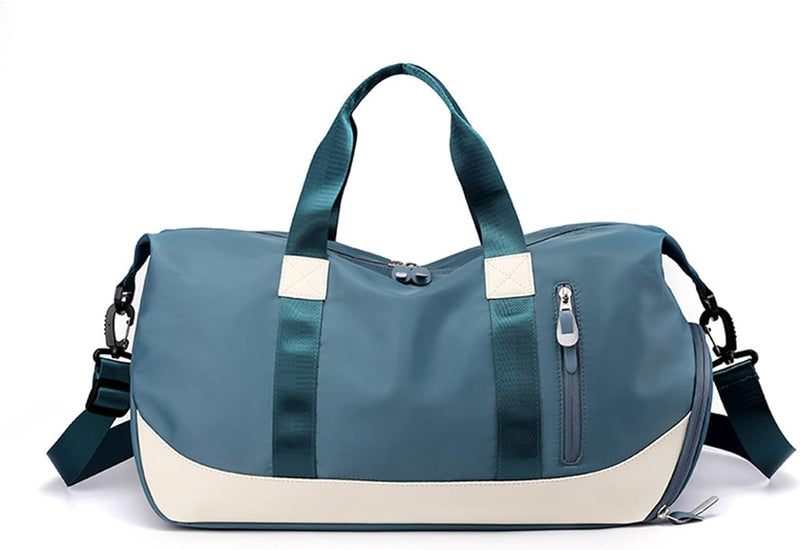 FANDARE Damen Reisetaschen Duffle Bag Nylon Sporttasche Faltbare Sporttasche Weekender Übernachtung