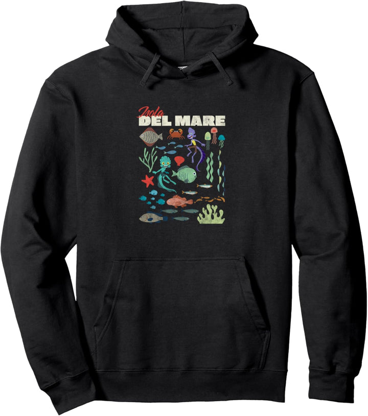 Disney Pixar Luca Isola Del Mare Sea Life Pullover Hoodie
