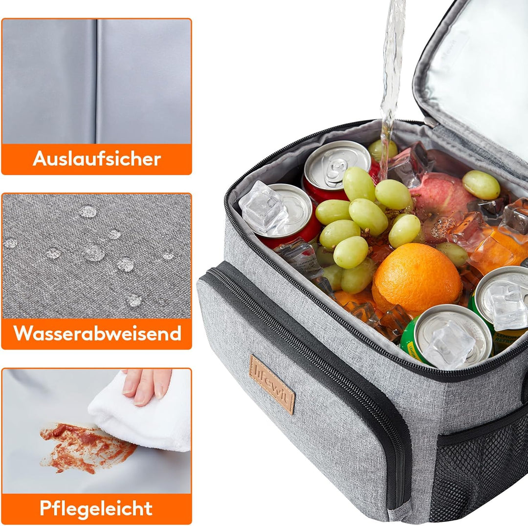 Lifewit Isolierte Kühltasche, Wiederverwendbare Lunchtasche, Tragbare Kühlbox, weiche Tragetasche, a