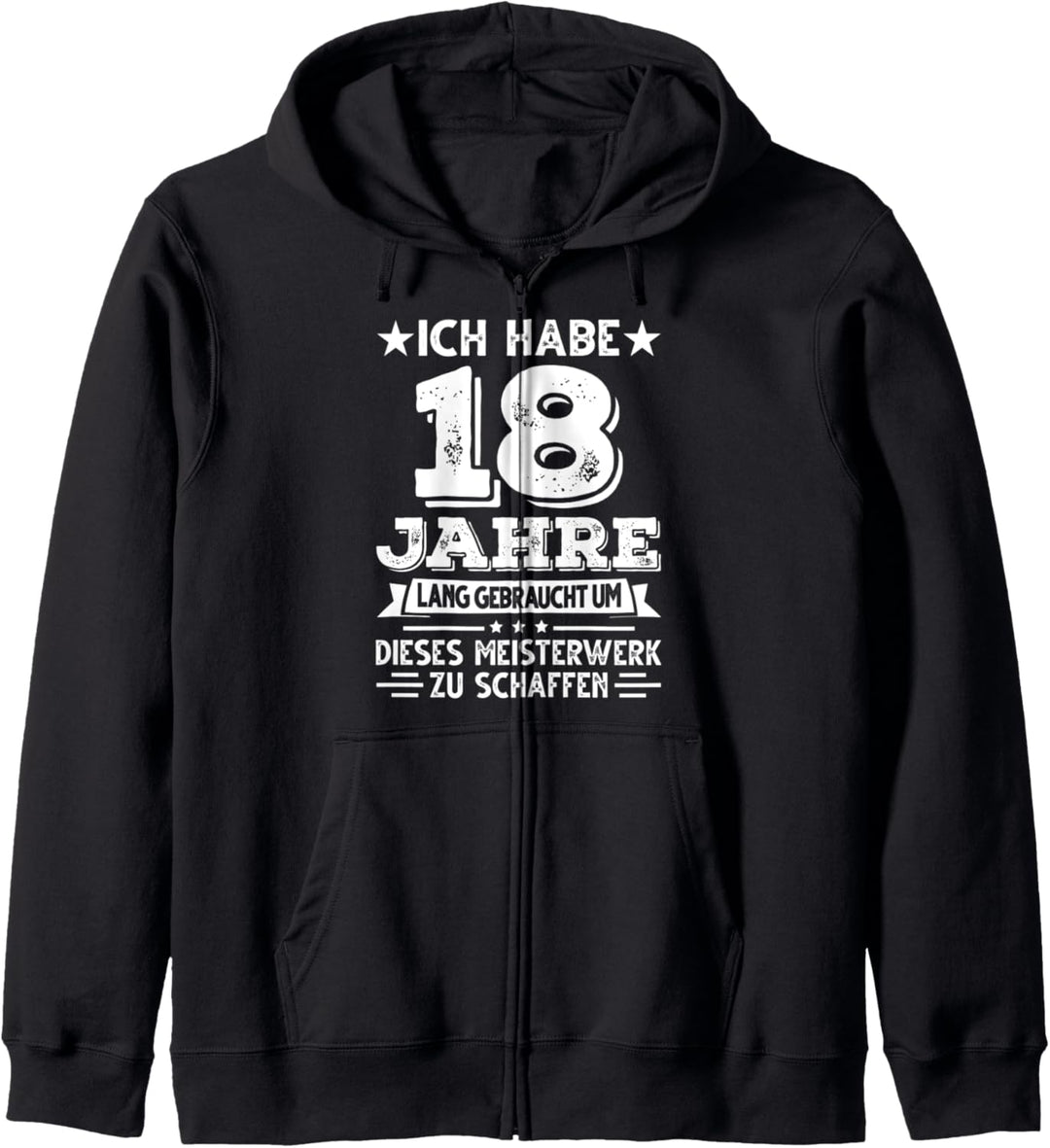 18. Geburtstag 18 Jahre Geburtstagsfeier Kapuzenjacke