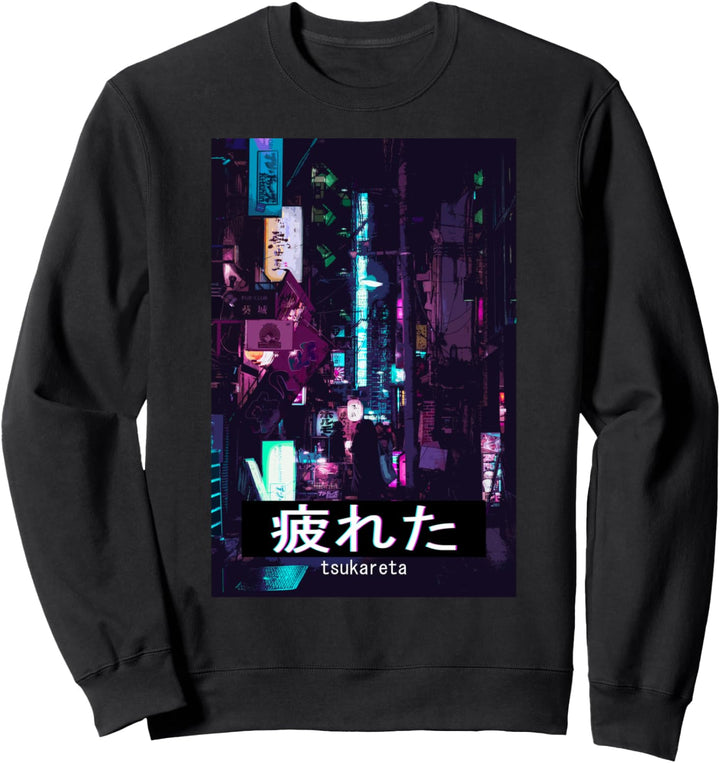 Ästhetische Anime Vaporwave Japan 80er 90er Memes Tokyo Sweatshirt