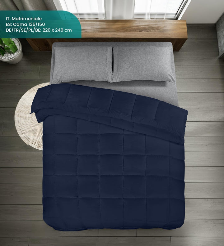 Utopia Bedding Bettdecke 220 x 240 cm, leichte Bettdecke mit Polyesterfüllung für 4 Jahreszeiten, Mi