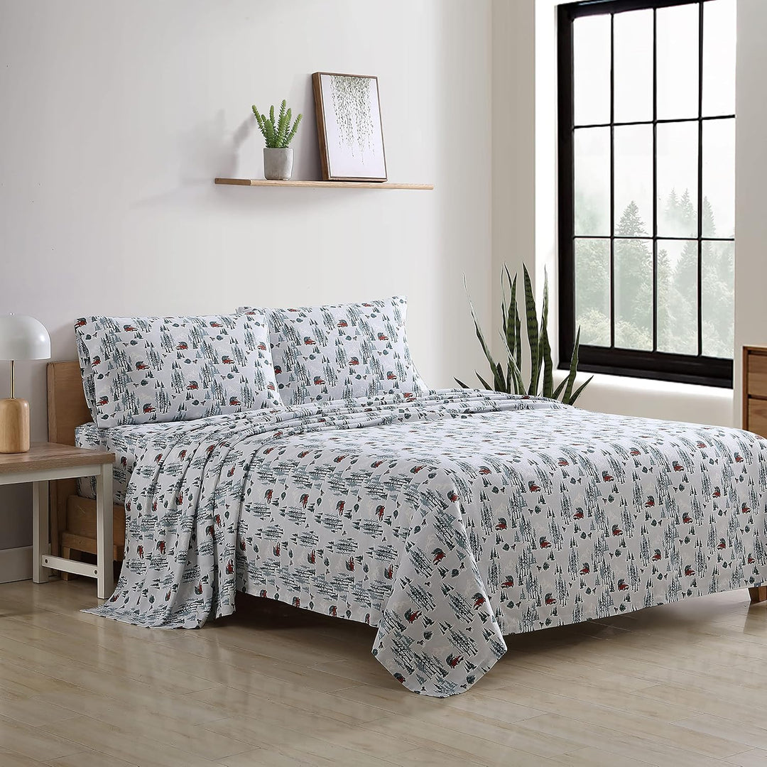 Eddie Bauer Bettlaken-Set Full grün