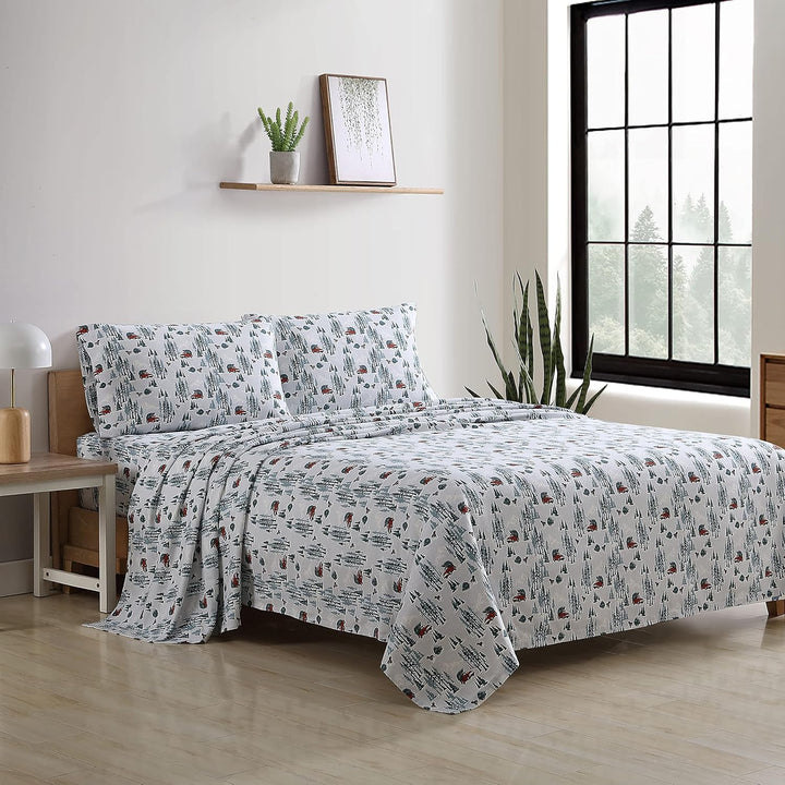 Eddie Bauer Bettlaken-Set Full grün