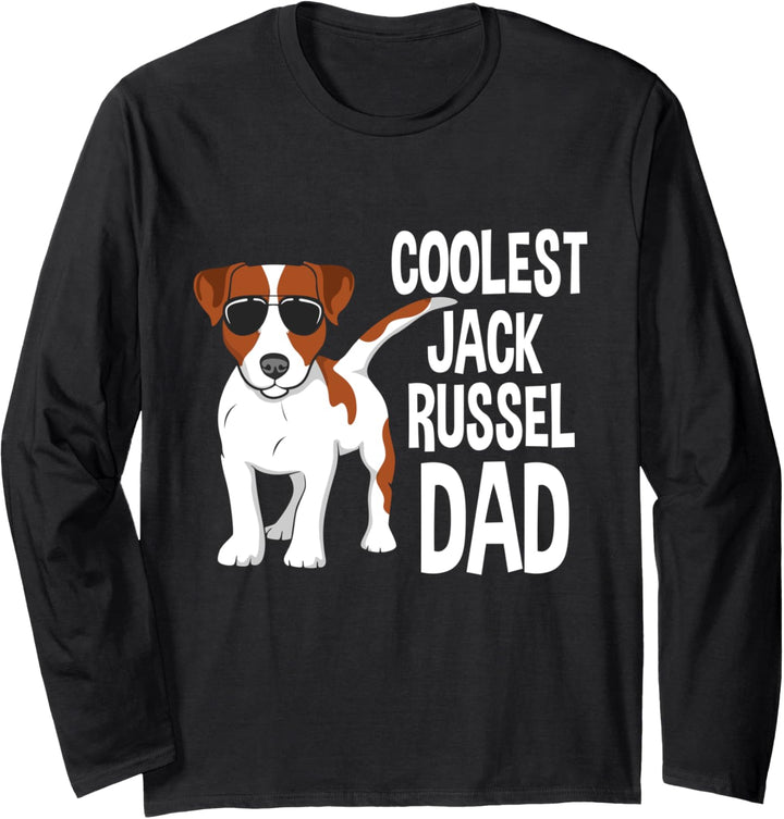 Coolest Jack Russel Dad Langarmshirt