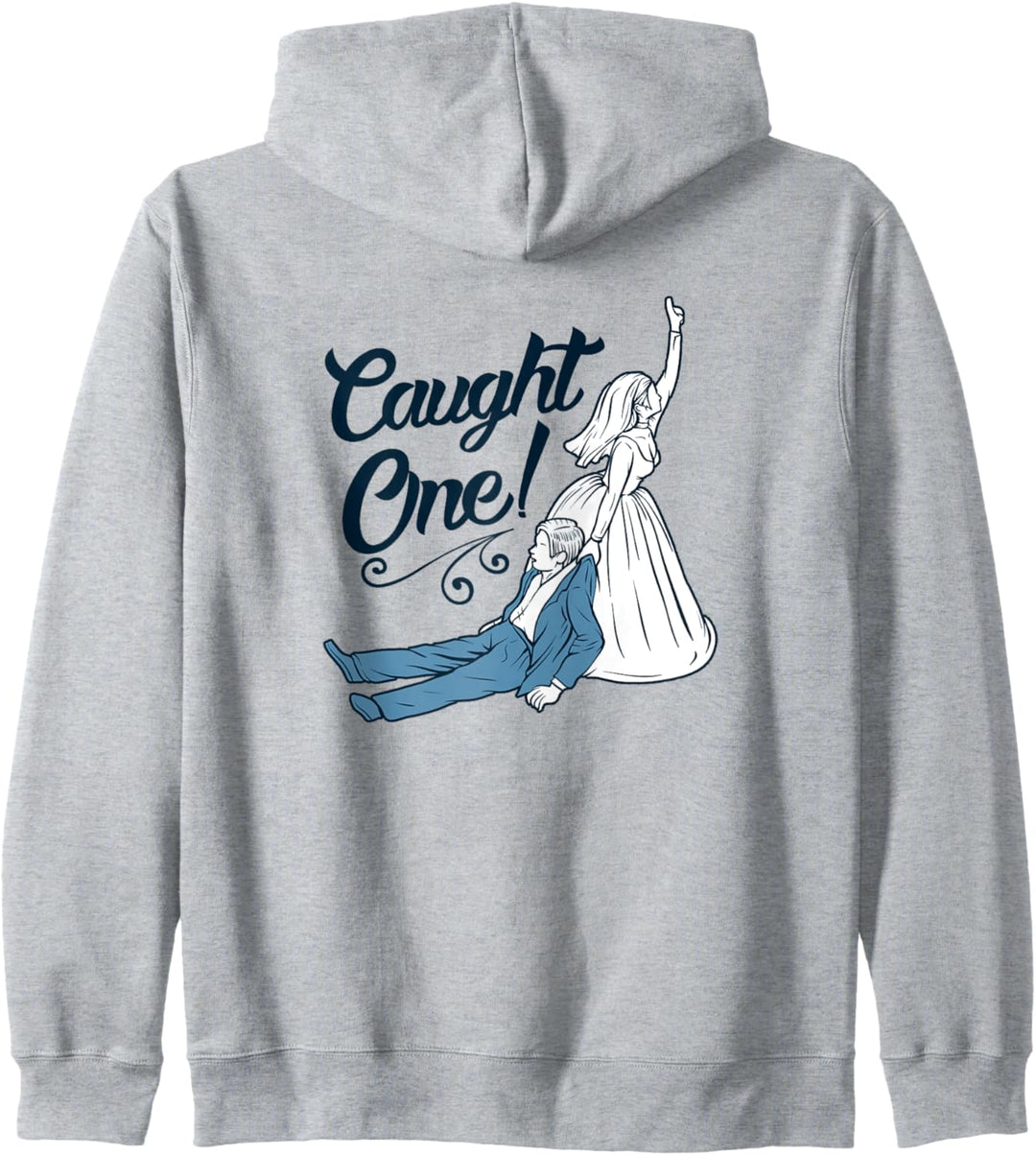 Gefangen eins! Neu Mi, neue Frau Hochzeitsgeschenk Kapuzenjacke