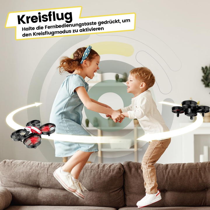 Holy Stone HS210 Mini Drohne für Kinder Anfänger,RC Quadcopter mit 3 Akkus Lange Flugzeit,Automatisc
