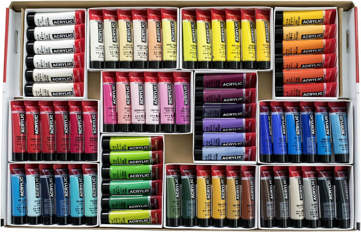 Royal Talens Amsterdam Standard-Farben, 72 Tuben à 20 ml