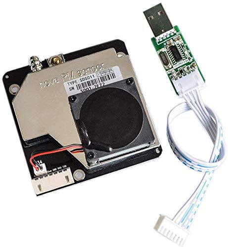 ICQUANZX PM-Sensor SDS011 Hochpräzise La-Ser PM 2.5-Luftqualitätserkennungssensormodul Super Dust-Di