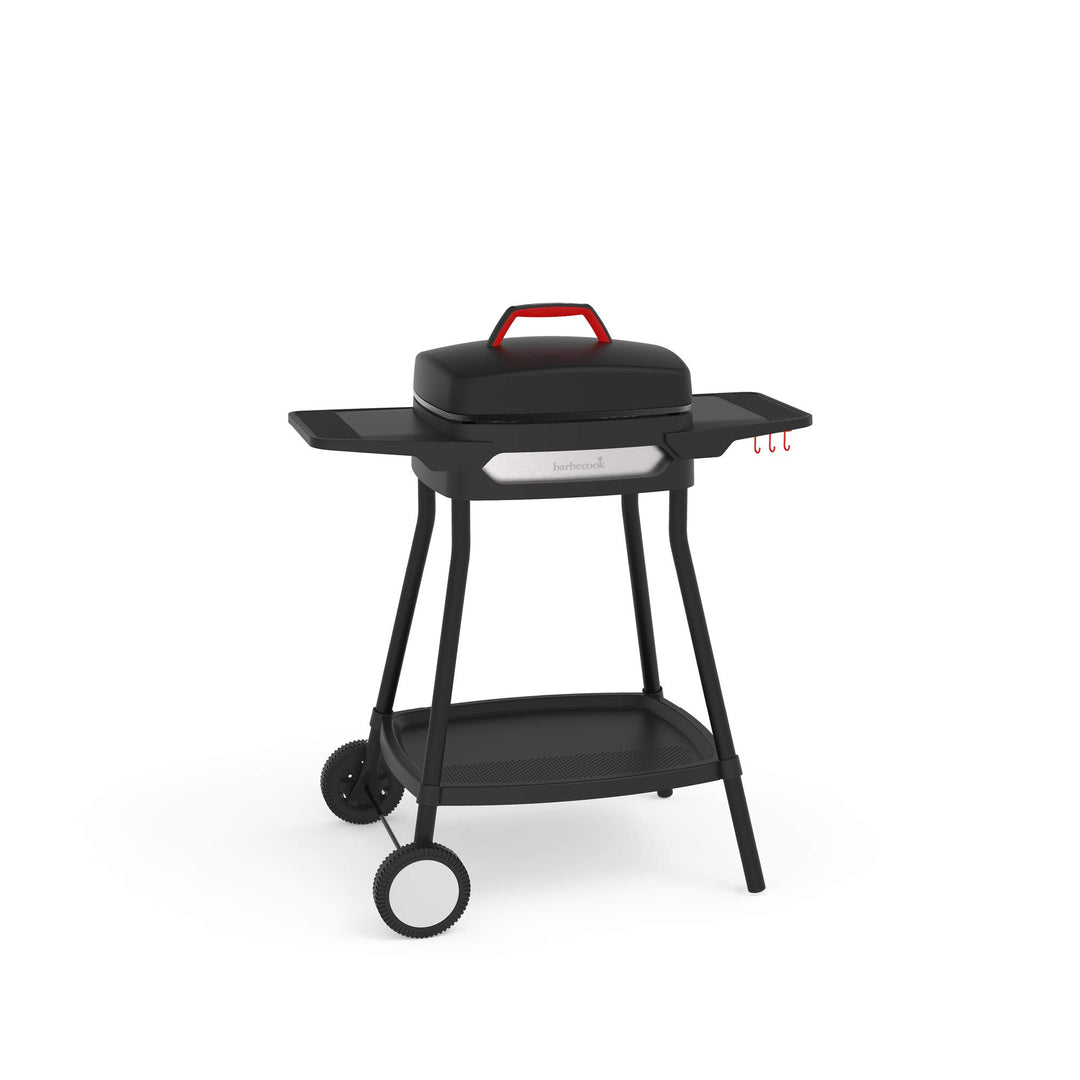 Barbecook Elektrogrill zur Nutzung als Standgrill oder Tischgrill, elektrische Grillplatte mit Antih