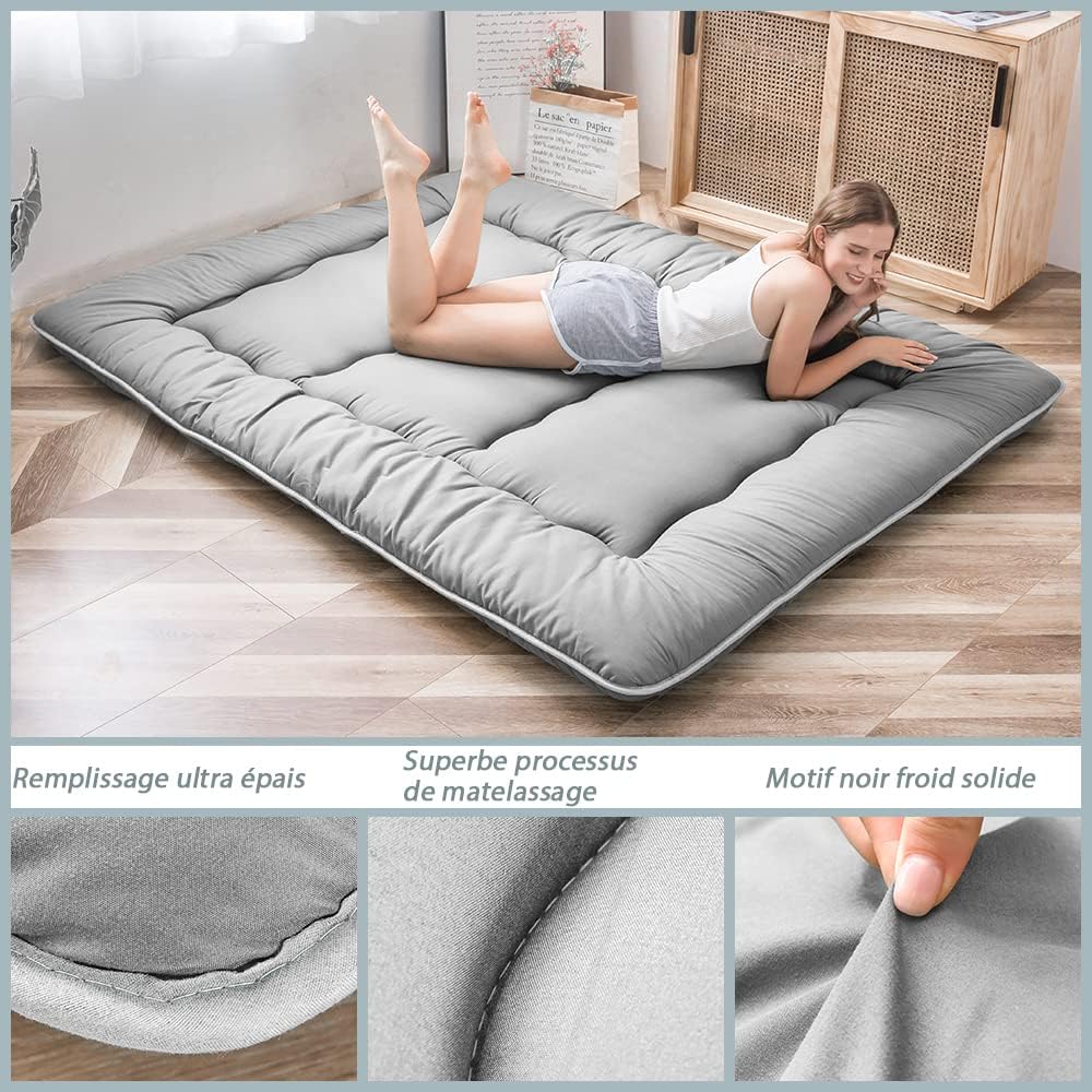 MAXYOYO Klappmatratze Futon Matratze Bodenmatratze Gepolsterte Japanische Tatami Gesteppte Bett, Dic