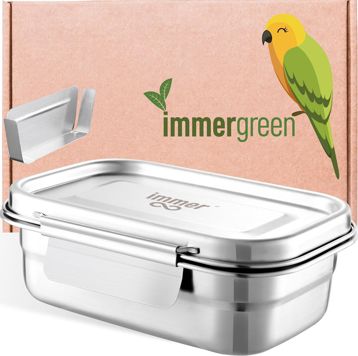 immer Edelstahl Brotdose - Nachhaltige Bento Lunchbox, auslaufsicher, plastikfrei, leicht zu reinige