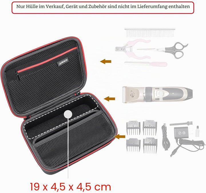 RLSOCO Tasche für Oneisall/PetKing/Wahl Hundeschermaschine &amp; für MOSER Arco Pro Tierhaartrimmer (Nur