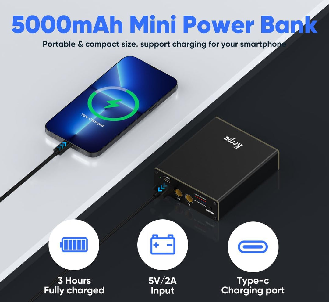 Akku Punktschweissgerät,Kerpu Batterien Punktschweissgerät im Taschenformat mit 11 einstellbaren Gän