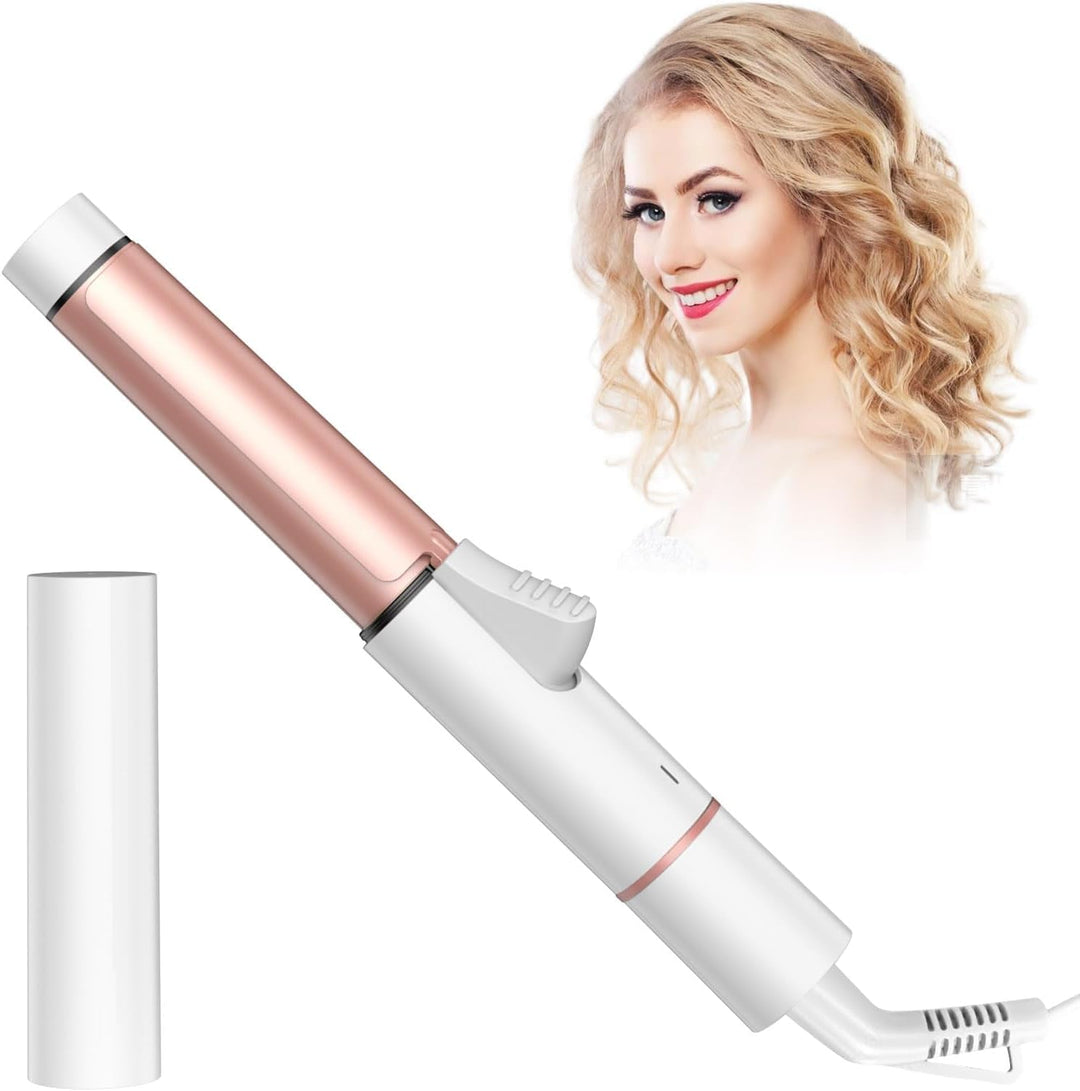 25mm Mini Lockenstab, Lockenstabs Kurze Haare,Reise Lockenstabs 180℃, Keramik Mini Lockenwickler, Lo