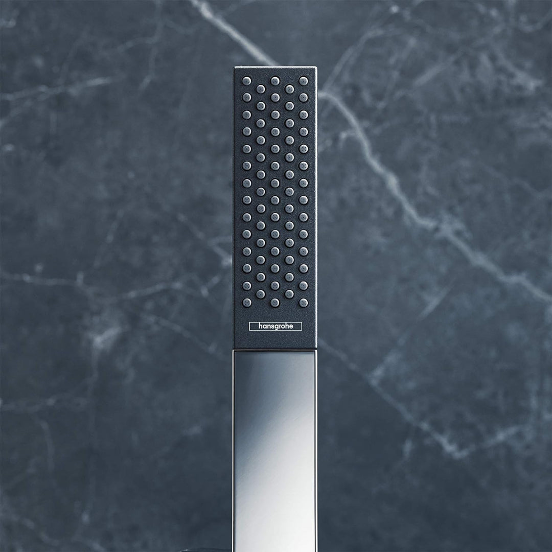 hansgrohe Brauseset Rainfinity 100mm (Duschkopf, Schlauch 125cm, Halter) Chrom Chrom Set mit Brauses